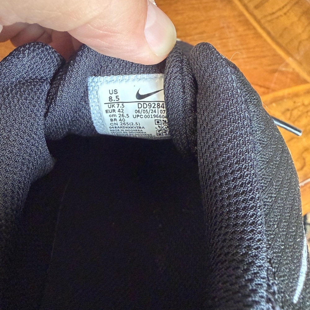 Nike Men's Size 8.5 Flex Experience Run 11 Next Nature Shoes Black Indigo - Picture 5 of 7